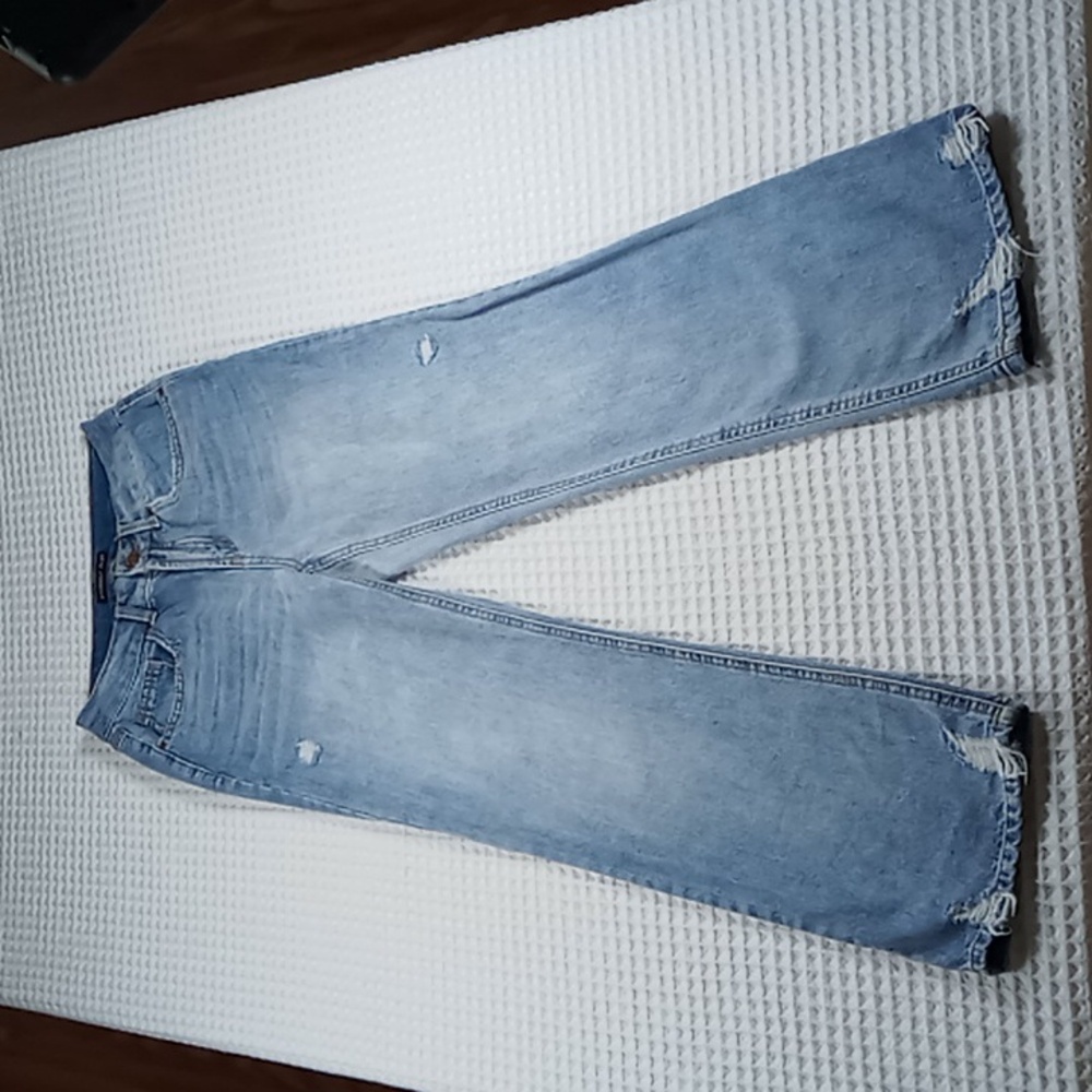 Sincerely Jules Denim Jeans Light Wash Straight Leg Size 1/25